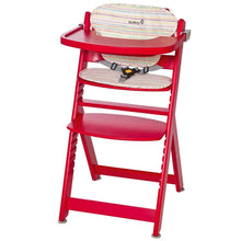 Load image into Gallery viewer, Safety 1st drvena stolica za hranjenje Timba Red lines 2760260000