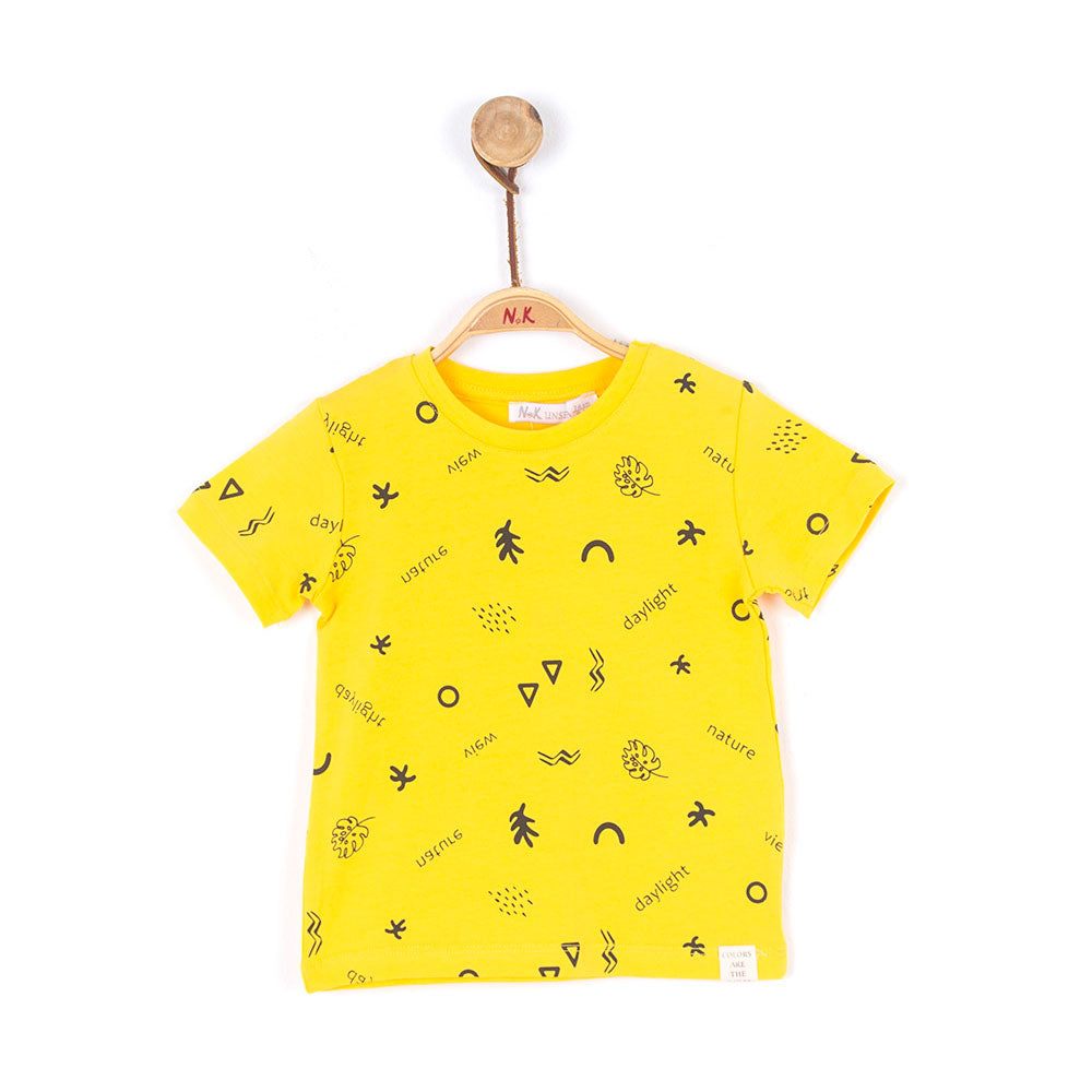 Nk kids majica za bebe dečake žuta L2146209