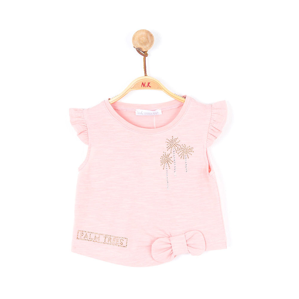Nk kids majica za devojčice roze L2136435